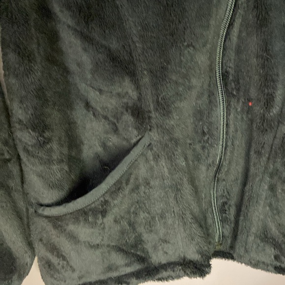 Children’s Place Girls Black Sherpa Zip Up Jacket Size Large 10-12 - Picture 2 of 8